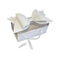 thumbnail image 3 of Caja de regalo con flores y pasteles para San Valentín, romántica caja con tapa transparente Blanco, 3 of 5