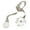 White, variant on Limei 1PCS Curtain Tiebacks, Simple and Elegant Modern Style Decorative Drapery Holdbacks Rope Holder for Home, Office (White)