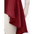 thumbnail image 6 of Sholeno  Women's Gothic Punk Sleeveless One Button Jacket Medieval Steampunk Tailcoat Jackets Burgundy L, 6 of 7