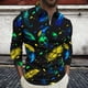 thumbnail image 1 of Ceisia Men Color Block Long Sleeve Zipper Casual Daily Outdoor Versatile Gift Fashion Athletic Top, 1 of 5