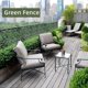 thumbnail image 4 of 0.5 X 1m Light Sweet Potato Leaf Artificial Hedge Privacy Screen Faux Leaf Fence Garden Yard, 4 of 5