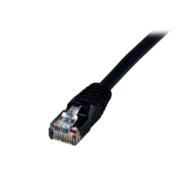 Comprehensive CAT6-1BLK Cat6 550 Mhz Snagless Patch Cable 1 ft.- Black