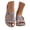 Pink, variant on Summer Women Wedge Sandals Dressy Hollow Out Flower Sandal Rubber Sole Comfortable Walking Casual Slip on Beach Slides Black 7.5