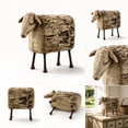 thumbnail image 2 of Vintage Longhorn Sheep Sculpture, Western-Style Decorative Sheep Statue,Lodge‑Style Home Ornament, Excellent Accent For Entryway And Living Room Spaces, 2 of 8
