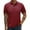 Wine, variant on Mens Shirts Lapel Comfortable Short Sleeved Mens Clothing