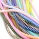 thumbnail image 3 of Sidaley Protector de cable de carga para de teléfono de 1,5 metros y 3 colores, envoltura de cable elástico de transmisión de datos TPU Teléfono y Comunicación No.02, 3 of 6