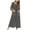 Black, variant on XMMSWDLA Women Robes Zipper Front Nightgown Half Sleeve House Dress Full Length Housecoat with Pockets Loungewear Soft Pajamas for Women