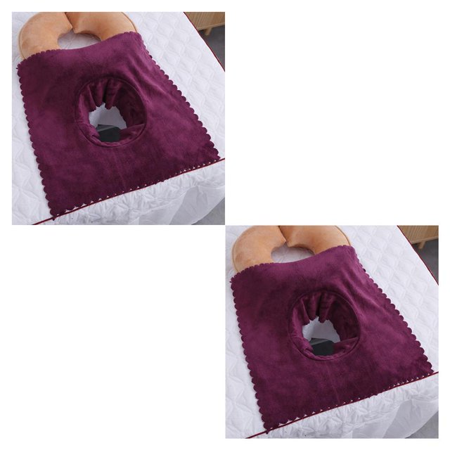 Soidarity Massage Table Sheet Covers with Face Hole 40x40cm Breath for Massage Bed Type6