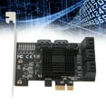 thumbnail image 1 of PCIE Expansion Card, 8 Ports Long Lasting Widely Compatible PCIE   for OS X for Win Server for Win 2003, 1 of 7