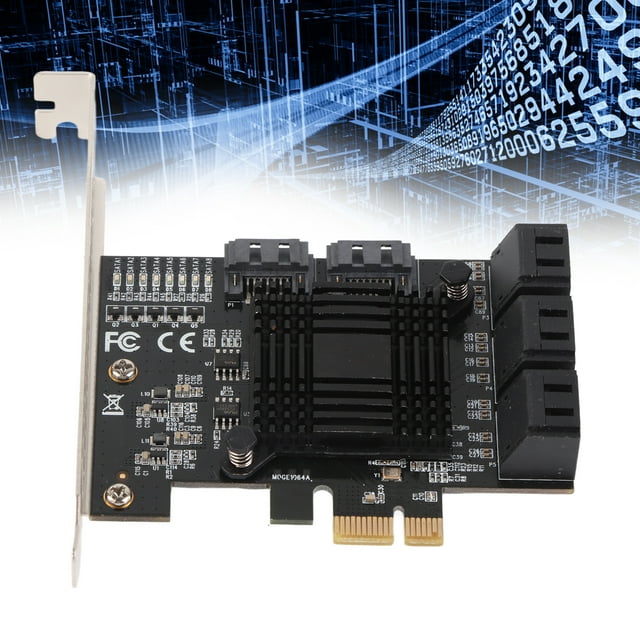 PCIE Expansion Card, 8 Ports Long Lasting Widely Compatible PCIE for OS X for Win Server for Win 2003