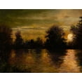 thumbnail image 2 of Weber, Mary Jean 18x15 White Modern Wood Framed Museum Art Print Titled - The Setting Glow, 2 of 4