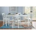 thumbnail image 2 of Linon Sloan Solid Wood Commercial Grade Set of Two Chairs in White, 2 of 15