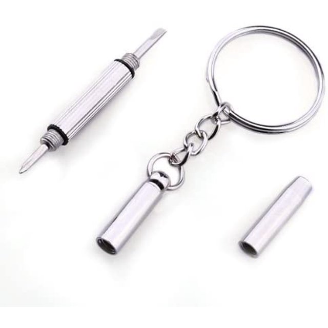 Mini destornillador de 3 pulgadas para reparación de anteojos brillar Hogar