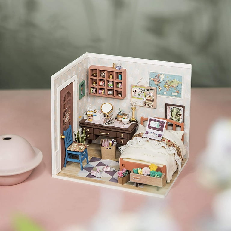 DIY Miniature Dollhouse Kit | 3D Model Craft Kit | Pre Cut Pieces