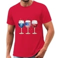 thumbnail image 5 of Atkumj Independence Day Tee Shirts for Men Fashion Short Sleeve Print Graphic Tee Casual Summer Round Neck Patriotic Tees for 4th of July Party S, 5 of 6