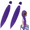 Purple, variant on 2pcs Long Braiding Hair, Pre Stretched Synthetic Braiding Hair Extensions For Braids-Purple