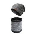 thumbnail image 1 of ER Bufanda cálida de invierno para hombre, gorro tejido con cuello europeo y americano s Excelente Rendimiento, 1 of 5