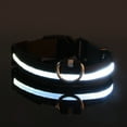 thumbnail image 4 of Scmkd LED Striped Dog Collar for Nighttime Walks – Strong Nylon Material, Glimmering Glow in the Dark LED Light – Get Noticed Easily, 4 of 13