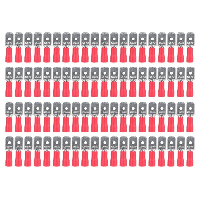 1000Pcs Crimp Terminals Male Insulated Large Load Spade Wire Electrical Connector Accessories