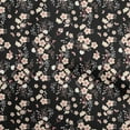 thumbnail image 1 of oneOone Viscose Chiffon Black Fabric Floral Craft Projects Decor Fabric Printed By The Yard 42 Inch Wide, 1 of 4