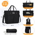 thumbnail image 4 of Bolsa de almuerzo MAXTOP con aislamiento térmico para hombre y mujer, color negro, 4 of 6