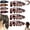 4PCS-D, variant on Small Banana Clips for Thin Hair 4PCS Mini Cute Non Slip Banana Hair Clip, Vintage Oval Hair Clips Ponytails, Fashion Daily Decoration Hair Accessory (4PCS-B)