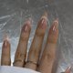 thumbnail image 4 of Press on Nails IQXGE, funda completa francesa con forma de almendra mediana, 24 unidades, 4 of 7