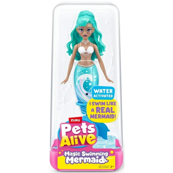 Pets Alive Magic Swimming Mermaid Figure [Teal]