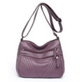 thumbnail image 2 of CUITING Leather Hobo Crossbody Bag for Women Medium Size  Bucket Purse Shoulder Bag Ladies Purses and Handbag, 2 of 7