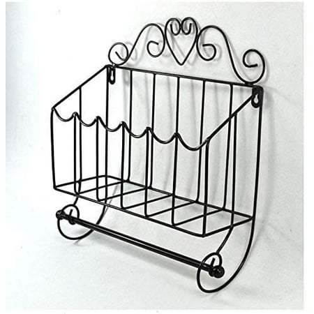 Magazine Racks Metal Bathroom Magazine Newspaper Rack Bathroom Paper Rack Storage Rack Paper ...