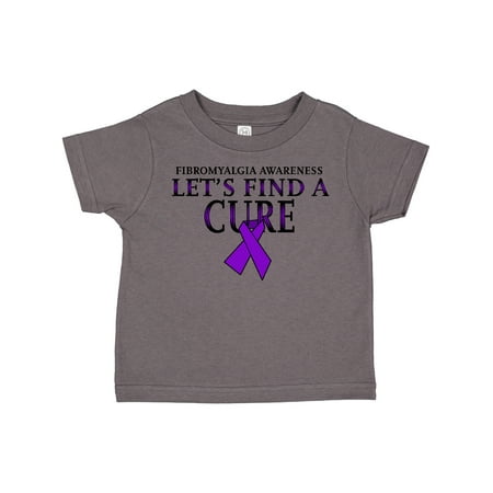 

Inktastic Fibromyalgia Awareness Let s Find a Cure with Purple Ribbon Gift Toddler Boy or Toddler Girl T-Shirt