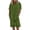 IJ10_Army Green, variant on Linen Short Sets for Women 2 Piece Outfits Short Sleeve Button V-Neck Shirt and Bermuda Short Sets Vacation Clothes Khaki L