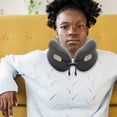 thumbnail image 3 of Travel Neck Pillow For Airplane Sleep With Ergonomic Support Practical For Camping And Travel, 3 of 4
