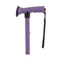 thumbnail image 2 of HealthSmart Folding Walking Stick Soft Comfort Grip Collapsible Walking Stick Adjustable Folding Walking Cane Lavender, 2 of 7