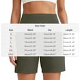 thumbnail image 3 of KIHOUT Women's High Waisted Yoga Shorts Tummy Control Butt Lifting Workout Shorts with Pockets for Running Gym Daily Casual Wear, 3 of 5