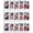 15 Pack, variant on 6 Pack Acrylic Fridge Magnetic Frame for Polaroid, 2.36x3.54 In Mini Picture Frames for Instax Mini, Double Sided Photo Refrigerator Magnet Picture Frame, Clear Picture Display Frame