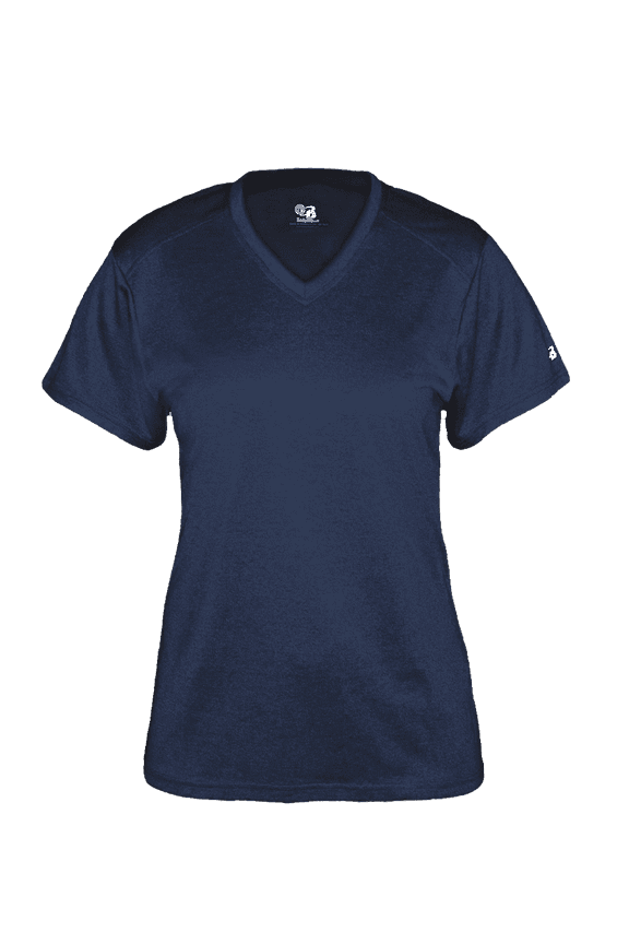 Pro Heather Women's V-Neck Tee - Navy Heather S