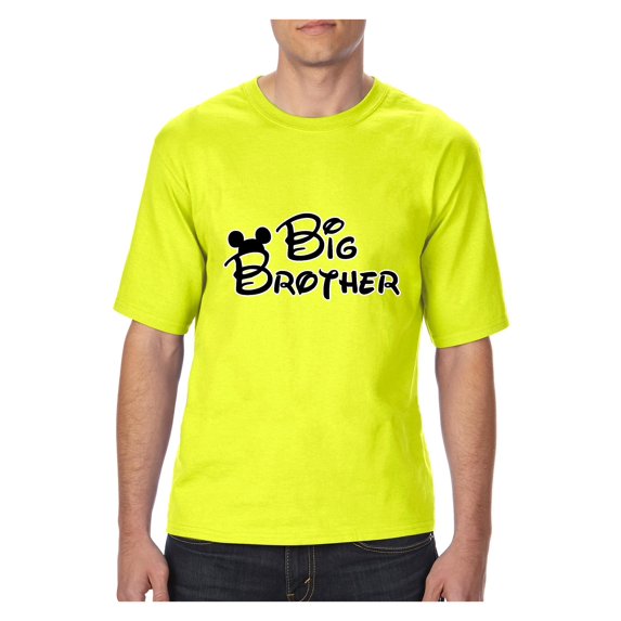 "Mens and Big Mens Big Brother T-Shirt, up to size 3XLT"