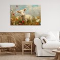 thumbnail image 2 of Stupell Industries Wildflower Lamb Portrait Canvas Wall Art design by LSR Design Studio, 24 x 36, 2 of 7