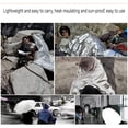 thumbnail image 6 of Emergency Thermal Blankets for Survival, Waterproof Mylar Space Blankets for Outdoor Camping, Hiking, Marathon, and First Aid, Lightweight Reflective Foil Blanket - 52" x 82", 6 of 7
