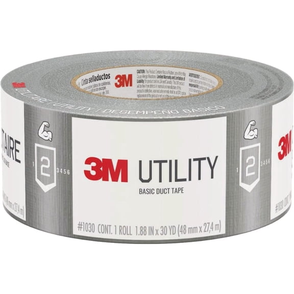 3M Basic Painter's Duct Tape, 1.88 in. x 30 yd., Gray