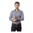 thumbnail image 1 of Camisa Hombre Casual Slim Fit Mini Cuadros Negros, Blancos, 1 of 7
