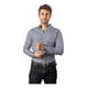 thumbnail image 1 of Camisa Hombre Casual Slim Fit Mini Cuadros Negros, Blancos, 1 of 7