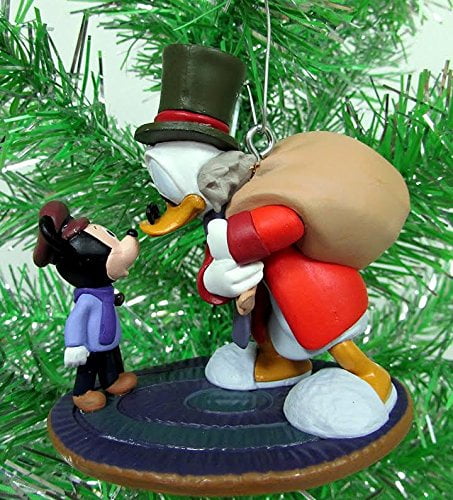 Vintage Dept Department 56 Disney Scrooge Figurine 56 Disney Mickey\u2019s a Christmas Carol Scrooge Statue
