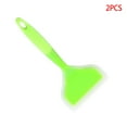 thumbnail image 1 of Spatule 2 Pcs Antiadhésive Grand Résistante à la Chaleur pour Pancakes et Cuisson Frit, Vert, 1 of 9