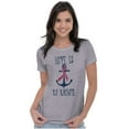 thumbnail image 4 of BCA Pink Ribbon Hope is An Anchor Womens Slim Fit Graphic Tee Brisco Brands S, 4 of 5