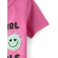 thumbnail image 3 of The Children's Place Baby & Toddler Girls Short Sleeve Soccer Goals PJs, Sizes NB-6T, 3 of 4