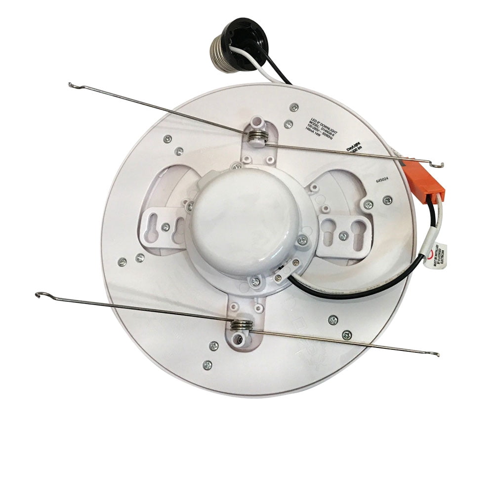 Viribright 75 Watt Replacement 6 Inch LED Universal Downlight Disc (6 Pack), Daylight 6500K, 1000+ Lumens, 90+ CRI