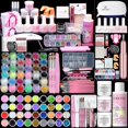 thumbnail image 1 of LMHF Acrylic Nail Kit – Nails Kit Acrylic Set Acrylic Powder & Liquid with Nail Drill Acrylic Brush Gel Nail Polish Clear Nails Tips Nail Art Tools Nail Stuff for Nail Starters DIY, 1 of 5