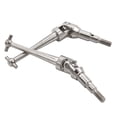 thumbnail image 1 of KLKCMS 2 Pieces Metal RC CVD Driveshaft Hard Steel Replacement Transmission Axle RC Car Argent, 1 of 7